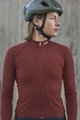 POC Langarm Fahrradtrikot für den Winter - AMBIENT THERMAL LADY - bordeaux