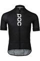 POC Kurzarm Fahrradtrikot - ESSENTIAL ROAD LOGO - Schwarz