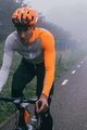 POC Langarm Fahrradtrikot für den Winter - ESSENTIAL ROAD MID - Schwarz/Orange/Grau