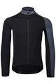 POC Langarm Fahrradtrikot für den Winter - ESSENTIAL ROAD MID - Schwarz/Grau