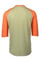 POC Kurzarm Fahrradtrikot - MTB PURE 3/4 - Grün/Orange