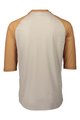 POC Kurzarm Fahrradtrikot - MTB PURE 3/4 - Braun/Beige