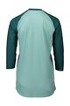 POC Kurzarm Fahrradtrikot - MTB PURE 3/4 LADY - Blau/Hellblau