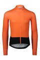 POC Langarm Fahrradtrikot für den Sommer - ESSENTIAL ROAD - Orange/Schwarz