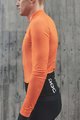 POC Langarm Fahrradtrikot für den Sommer - ESSENTIAL ROAD - Orange/Schwarz