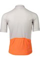 POC Kurzarm Fahrradtrikot - ESSENTIAL ROAD LOGO - Grau/Orange