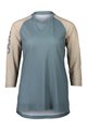 POC Kurzarm Fahrradtrikot - MTB PURE 3/4 LADY - Hellblau/Beige