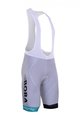 Kurze Fahrradhose mit Trägern - BORA 2017 - Weiß