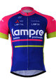Kurzarm Fahrradtrikot - LAMPRE 2017 - Rosa/Blau