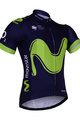 Kurzarm Fahrradtrikot - MOVISTAR 2017  - Blau/Grün