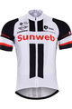 BONAVELO Kurzarm Fahrradtrikot - SUNWEB 2017 - Weiß/Schwarz