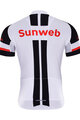 BONAVELO Kurzarm Fahrradtrikot - SUNWEB 2017 - Weiß/Schwarz