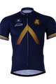 Kurzarm Fahrradtrikot - AQUA BLUE 2017 - Blau/Gold