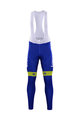 Lange Fahrradhose mit Trägern - LAMPRE 2017 WINTER - Blau
