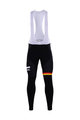 Lange Fahrradhose mit Trägern - LOTTO 2017 WINTER - Schwarz