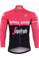 Langarm Fahrradtrikot für den Winter - TREK ROSE WINTER - Schwarz/Rosa
