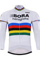 Langarm Fahrradtrikot für den Sommer - BORA UCI 2017 SUMMER - Weiß/mehrfarbig