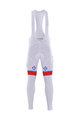 BONAVELO Lange Fahrradhose mit Trägern - FDJ 2017 SUMMER - Weiß/Rot