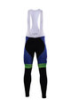 Lange Fahrradhose mit Trägern - ORICA 2017 SUMMER - Grün/Blau/Schwarz