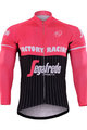 BONAVELO Langarm Fahrradtrikot für den Sommer - TREK ROSE 2017 SMR - Rosa/Schwarz