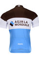 BONAVELO Kurzarm Fahrradtrikot - AG2R 2018 - Weiß/Hellblau/Braun