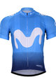 Kurzarm Fahrradtrikot - MOVISTAR 2018 - Hellblau