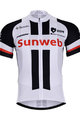 BONAVELO Kurzarm Fahrradtrikot - SUNWEB 2018 - Schwarz/Weiß