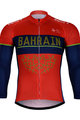 Langarm Fahrradtrikot für den Winter - B. MERIDA 2018 WNT - Blau/Rot