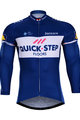 BONAVELO Langarm Fahrradtrikot für den Winter - QUICKSTEP 2018 WNT - Weiß/Blau