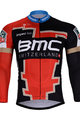 Langarm Fahrradtrikot für den Sommer - BMC 2018 SUMMER - Schwarz/Rot