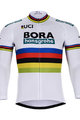 Langarm Fahrradtrikot für den Sommer - BORA UCI 2018 SUMMER - Weiß/mehrfarbig