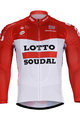 Langarm Fahrradtrikot für den Sommer - LOTTO 2018 SUMMER - Weiß/Rot