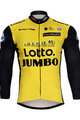 Langarm Fahrradtrikot für den Sommer - LOTTO 2018 SUMMER - Gelb/Schwarz