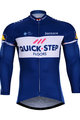 Langarm Fahrradtrikot für den Sommer - QUICKSTEP 2018 SMR - Blau/Weiß