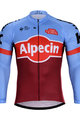 Langarm Fahrradtrikot für den Sommer - KATUSHA 2018 SUMMER - bordeaux/Hellblau/Rot