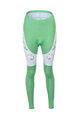 Lange Fahrradhose ohne Träger  - CYCLINGBOX LADY SMR - Weiß/Grün