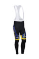 Lange Fahrradhose mit Trägern - SAXO BANK 2013 SMR - Schwarz/Blau