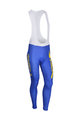 Lange Fahrradhose mit Trägern - LTD EYES 2013 SMR - Blau/Gelb