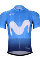 Kurzarm Fahrradtrikot - MOVISTAR UWT 2018 - Hellblau