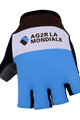 BONAVELO Fingerlose Fahrradhandschuhe - AG2R 2018 - Weiß/Blau/Braun