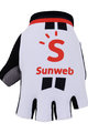 Fingerlose Fahrradhandschuhe - SUNWEB 2018 - Rot/Weiß