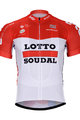 Kurzarm Fahrradtrikot - LOTTO 2018 - Rot/Weiß
