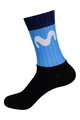 BONAVELO Klassische Fahrradsocken - MOVISTAR 2018 - Blau/Schwarz