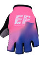 BONAVELO Fingerlose Fahrradhandschuhe - EDUCATION FIRST 2019 - Blau/Rosa