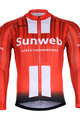 BONAVELO Langarm Fahrradtrikot für den Sommer - SUNWEB 2019 SUMMER - Rot
