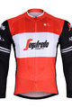 BONAVELO Langarm Fahrradtrikot für den Sommer - TREK 2019 SUMMER - Rot