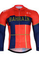BONAVELO Langarm Fahrradtrikot für den Winter - B. MERIDA 2019 WNT - Rot/Blau