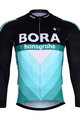 BONAVELO Langarm Fahrradtrikot für den Winter - BORA 2019 WINTER - Schwarz/Grün
