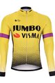 BONAVELO Langarm Fahrradtrikot für den Winter - JUMBO-VISMA 2019 WNT - Schwarz/Grün