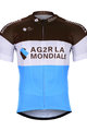 BONAVELO Kurzarm Fahrradtrikot - AG2R 2019 - Weiß/Blau/Braun